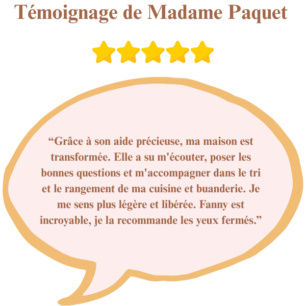 Témoignage de Madame Paquet sur l’aide au désencombrement et l’accompagnement personnalisé proposé par SeniOr